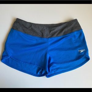 Blue Speedo Athletic Shorts